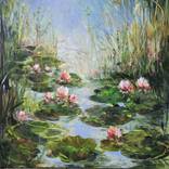 Pond with Water Lilies by Irina Laube