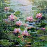 Small Lily Pond by Irina Laube