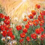 Red Poppies by Irina Laube