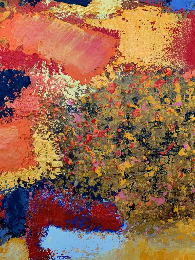 Original Art Deco Abstract Painting by Irina Laube