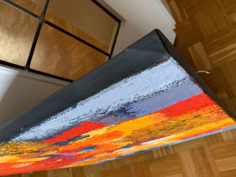 Original Art Deco Abstract Painting by Irina Laube