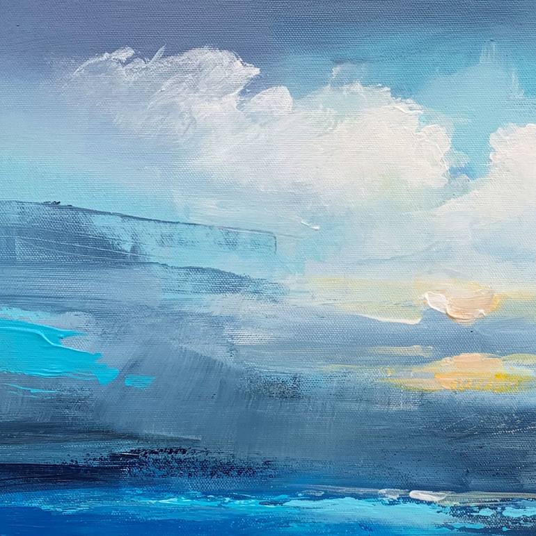 Original Abstract Seascape Painting by Irina Laube