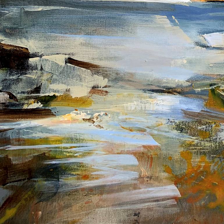 Original Abstract Landscape Painting by Irina Laube