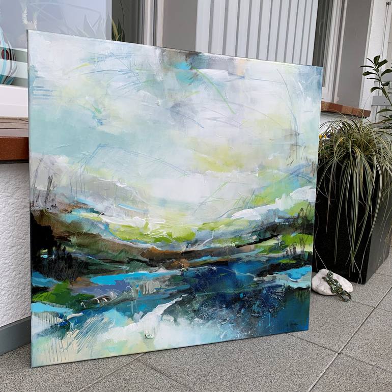 Original Abstract Painting by Irina Laube