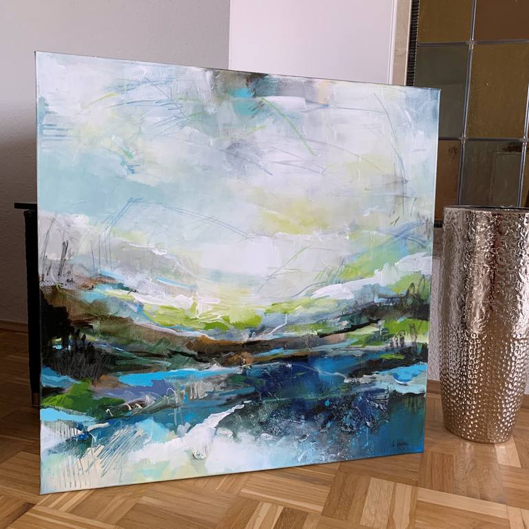 Original Abstract Painting by Irina Laube