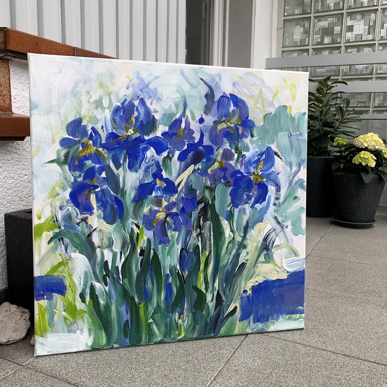 Original Floral Painting by Irina Laube