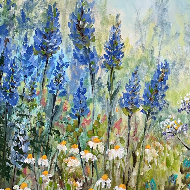 Original Impressionism Floral Painting by Irina Laube