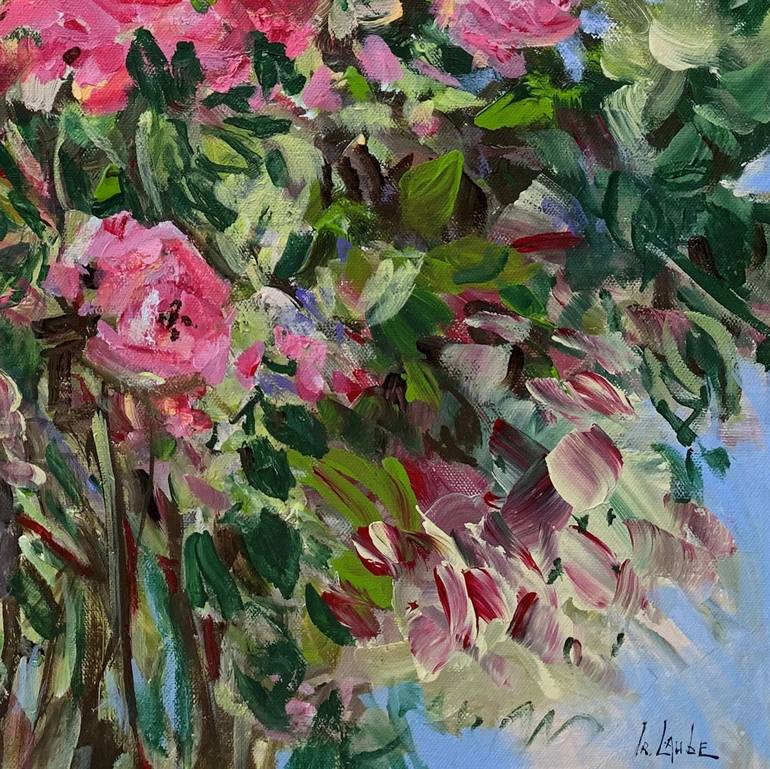 Original Impressionism Floral Painting by Irina Laube