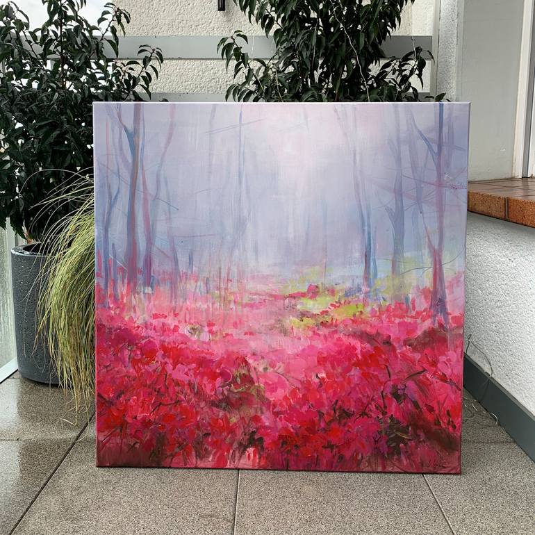 Original Impressionism Floral Painting by Irina Laube