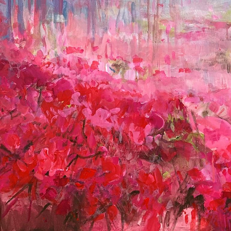 Original Impressionism Floral Painting by Irina Laube