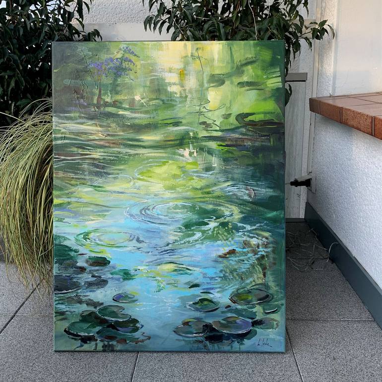 Original Abstract Nature Painting by Irina Laube