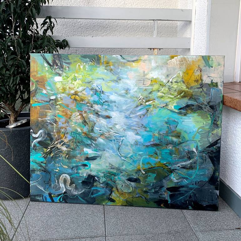 Original Abstract Painting by Irina Laube