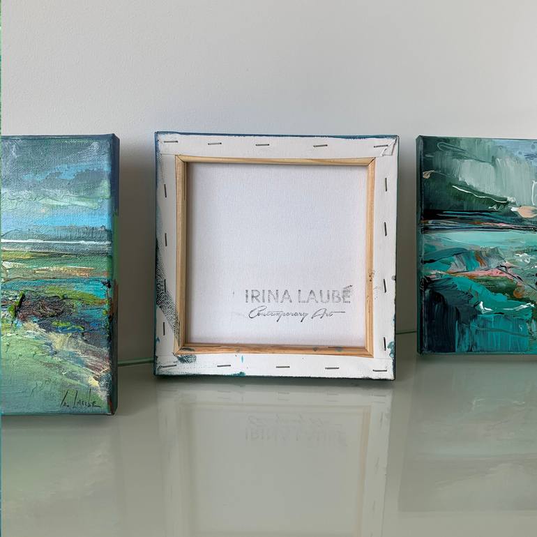 Original Abstract Expressionism Abstract Painting by Irina Laube