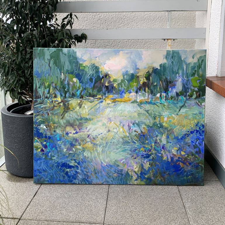 Original Impressionism Landscape Painting by Irina Laube