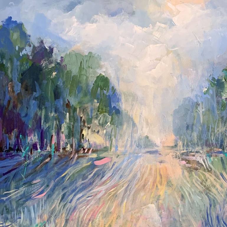 Original Impressionism Landscape Painting by Irina Laube