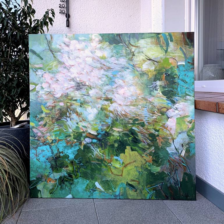 Original Abstract Painting by Irina Laube