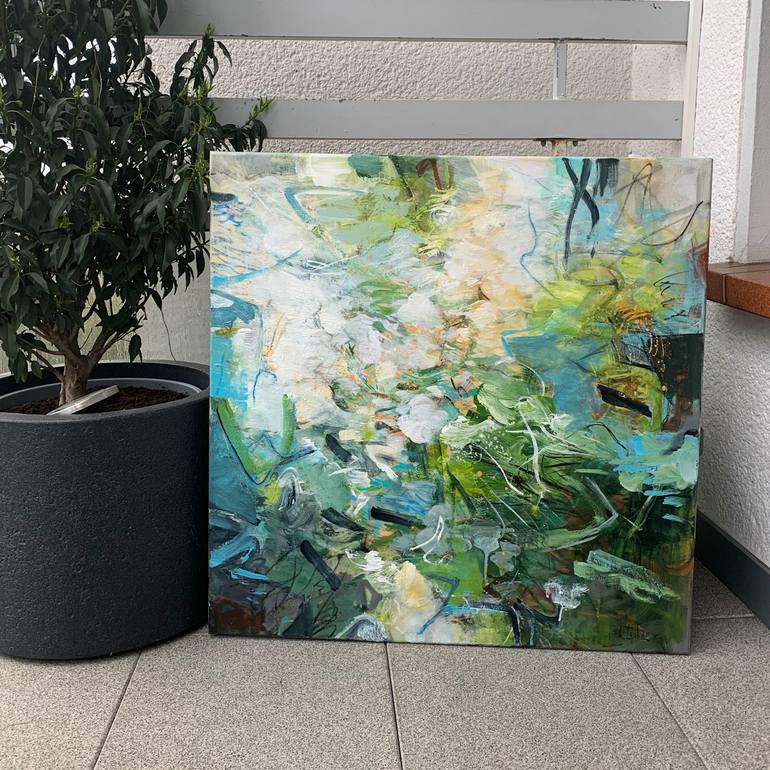 Original Floral Painting by Irina Laube