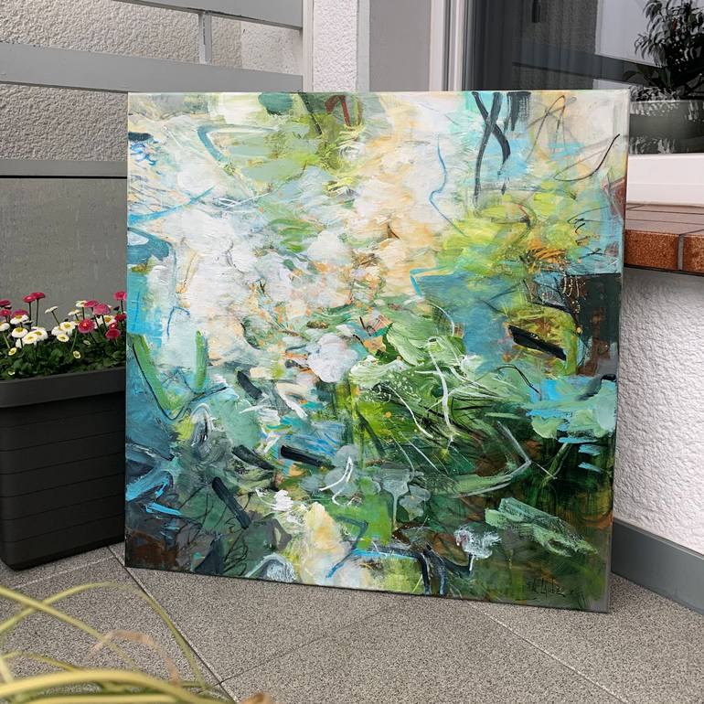 Original Floral Painting by Irina Laube