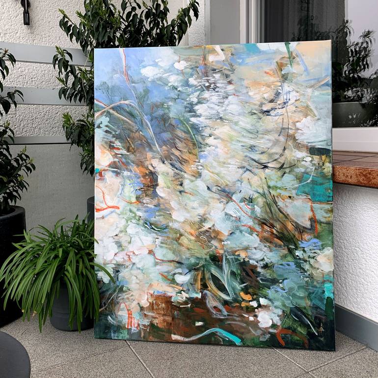 Original Abstract Painting by Irina Laube