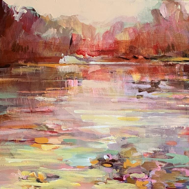 Original Impressionism Landscape Painting by Irina Laube