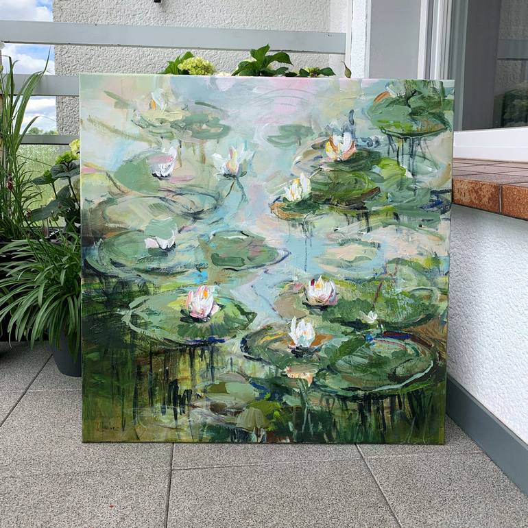 Original Floral Painting by Irina Laube