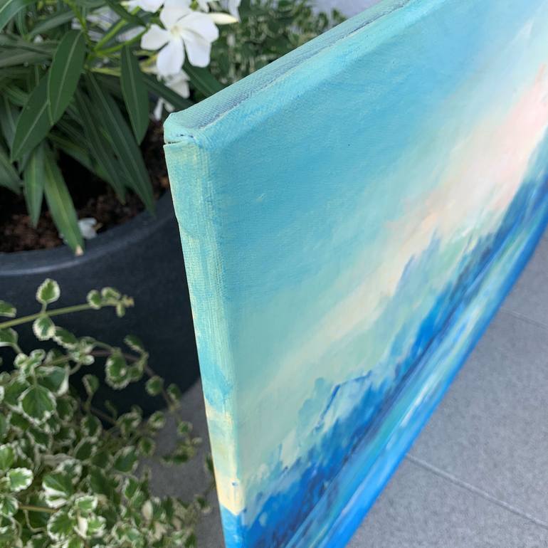 Original Impressionism Seascape Painting by Irina Laube