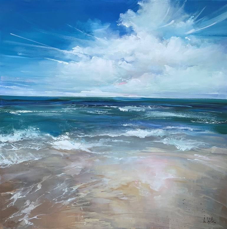 North Sea Painting by Irina Laube | Saatchi Art