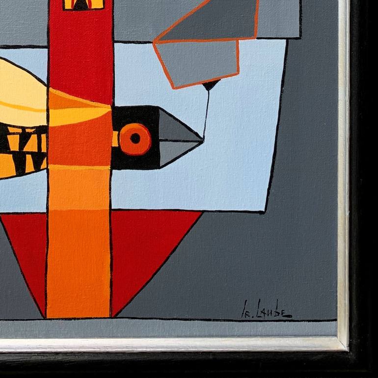 Original Geometric Painting by Irina Laube