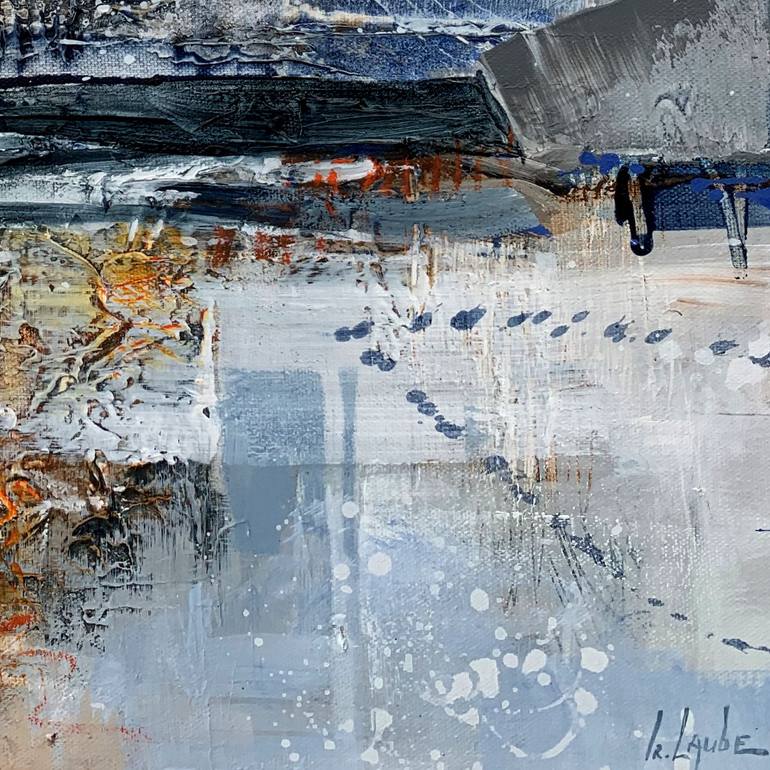 Original Abstract Landscape Painting by Irina Laube