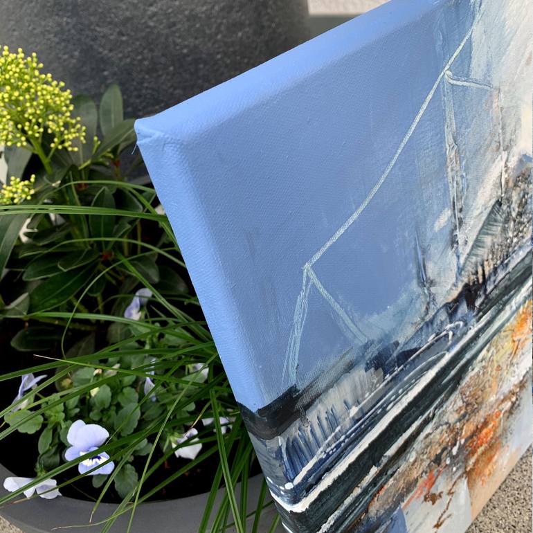 Original Abstract Landscape Painting by Irina Laube