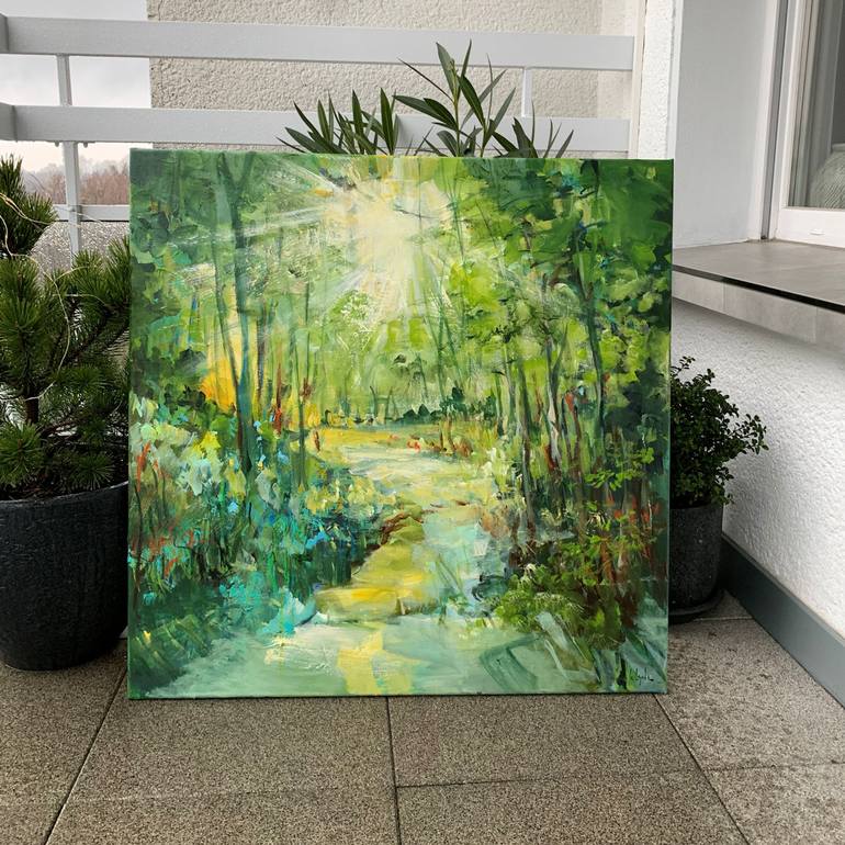 Original Impressionism Nature Painting by Irina Laube