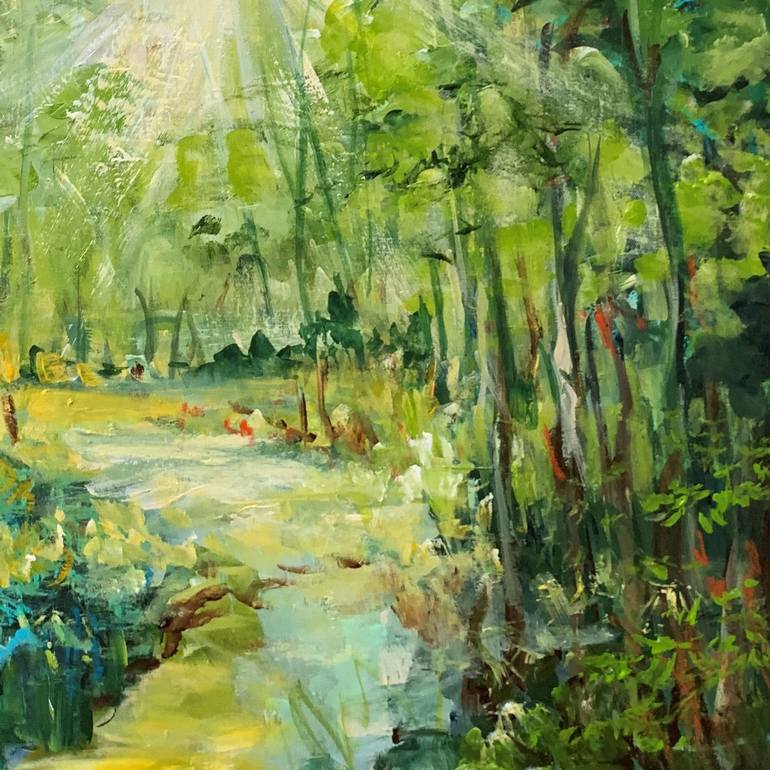 Original Impressionism Nature Painting by Irina Laube