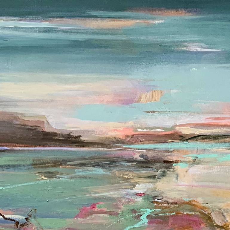 Original Abstract Expressionism Abstract Painting by Irina Laube