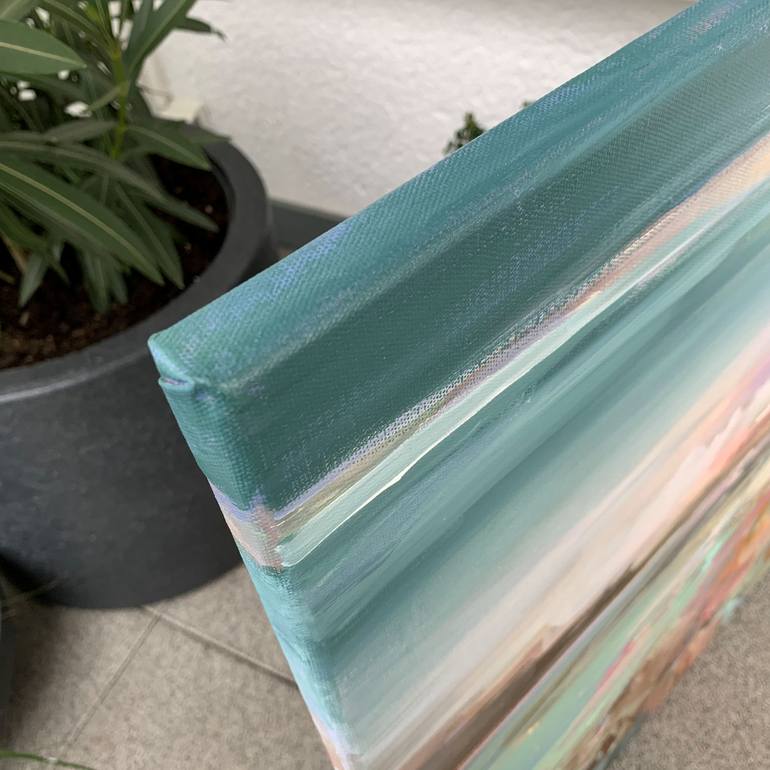 Original Abstract Expressionism Abstract Painting by Irina Laube