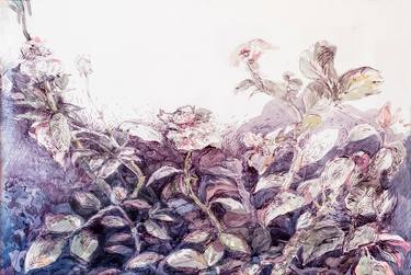 Original Abstract Floral Drawings by DiANA LEMNARU