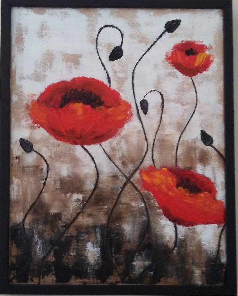 impressionist poppies