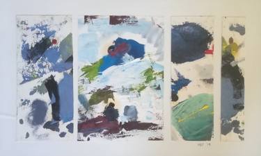 Original Abstract Paintings by Hendrik Botha Fourie