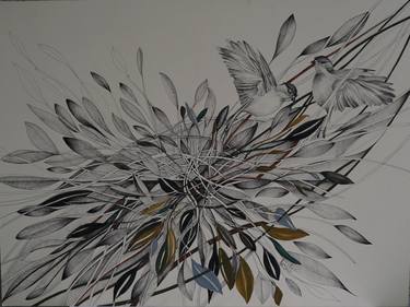 Print of Abstract Nature Drawings by Natali Vasileva