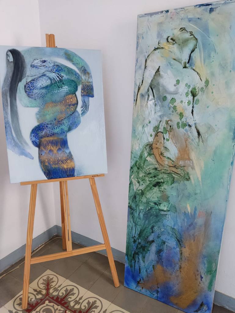 Original Figurative Fantasy Painting by Laura Tietjens