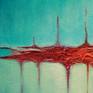 This is a small textured abstract oil painting on canvas in teal, turquoise and red colours. The contrast is eye catching and intense. 

Title: "Burning Island"

2017
8"x10"/20cm x 25.5cm
oil on stretched canvas

I use professional quality canvas on a wooden stretcher and professional grade oils with high-quality colour pigments that have excellent resistance to fading. 

All of my artworks come with a signed and dated certificate of authenticity.

Thank you for your visit!