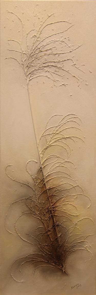 Original Abstract Botanic Paintings by Zbigniew Skrzypek