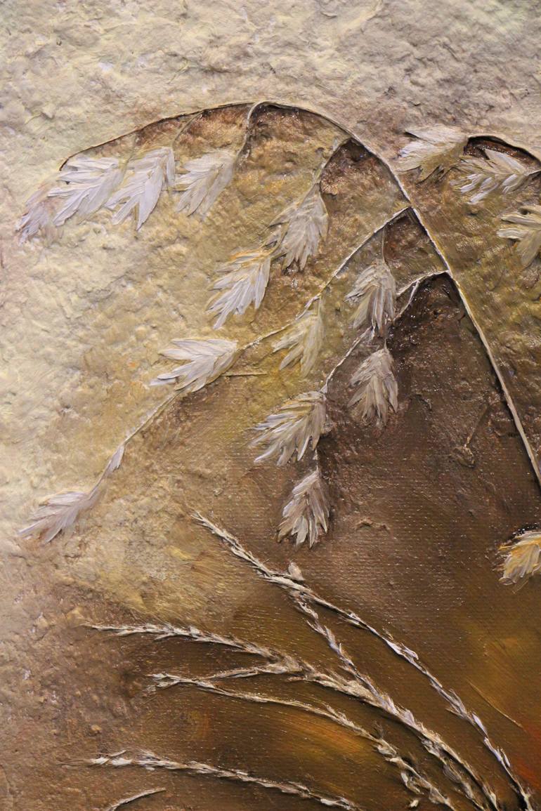 Original Abstract Botanic Painting by Zbigniew Skrzypek