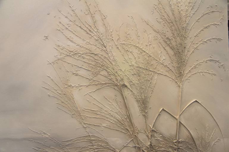 Original Abstract Botanic Painting by Zbigniew Skrzypek