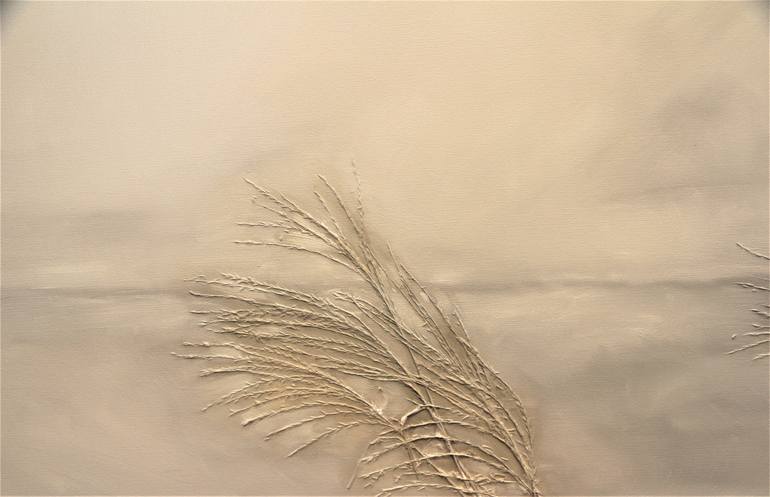 Original Abstract Botanic Painting by Zbigniew Skrzypek