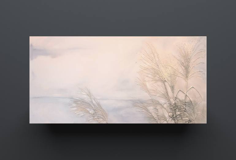 Original Abstract Botanic Painting by Zbigniew Skrzypek