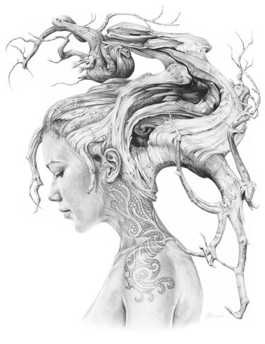 Print of Surrealism Fantasy Drawings by Fiona Francois