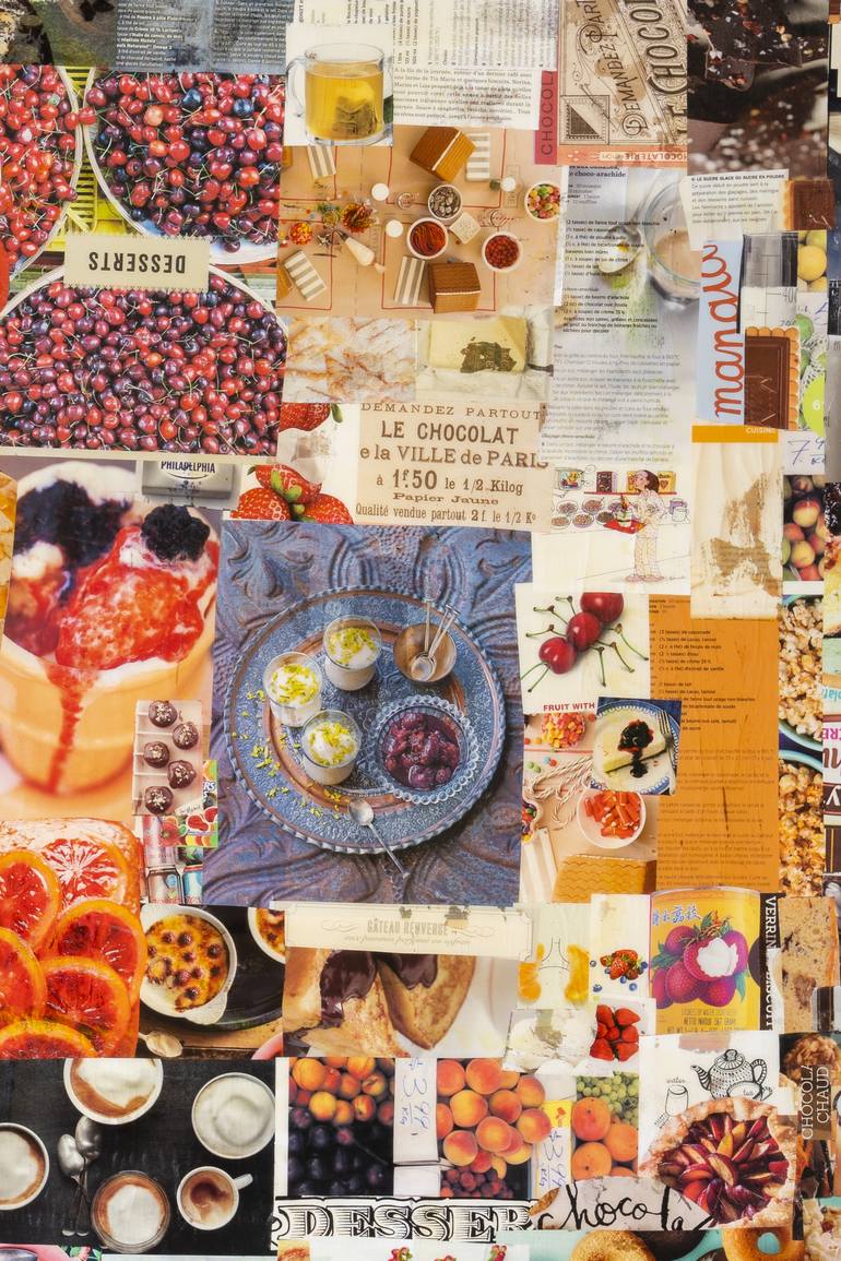 Original Conceptual Cuisine Collage by Tanja Vaillancourt