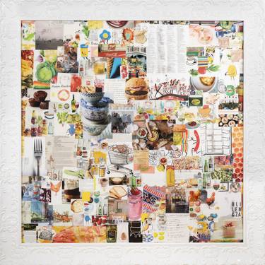 Original Food Collage by Tanja Vaillancourt