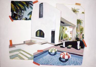 Original Contemporary Architecture Paintings by jay yeomans