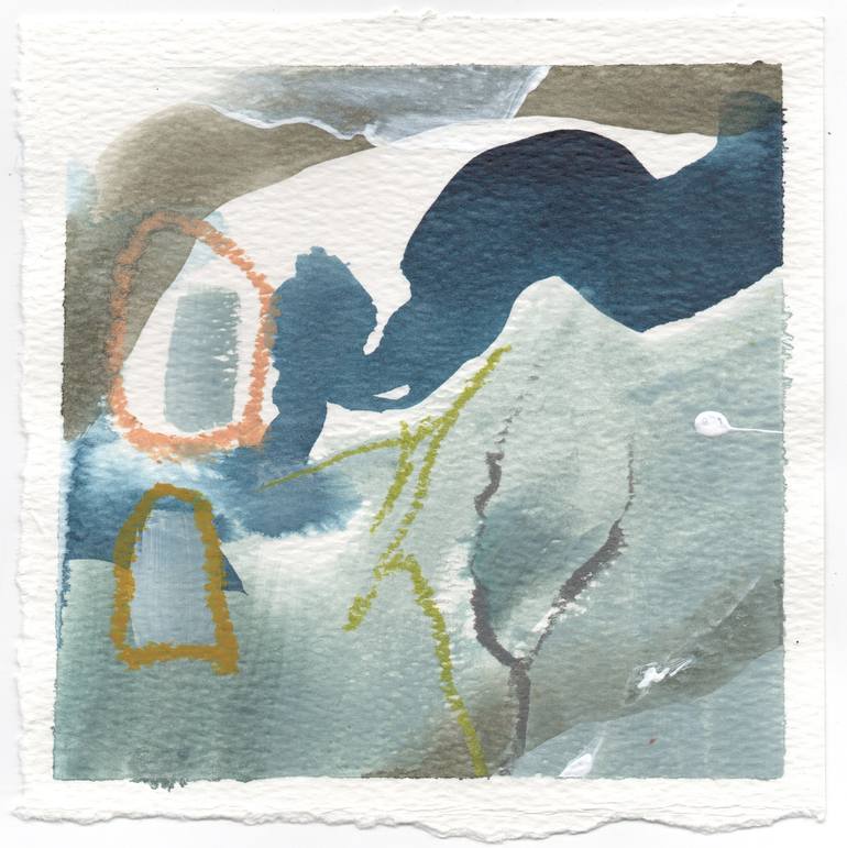Original Abstract Expressionism Abstract Paintings by Anna Salzmann